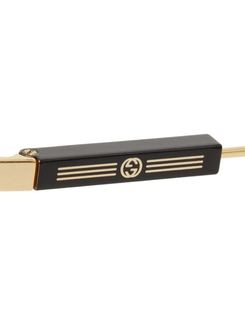 Gucci Asia Fit Sunglasses 002 Brown Gold Acetate Plated 1- Eyewear